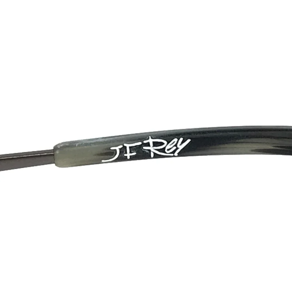 J. F. Rey Eyeglasses Frames JF2860 0330 Striped Brown Red Gray Round 47-22-145